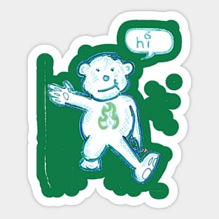 Hi Bear! Sticker